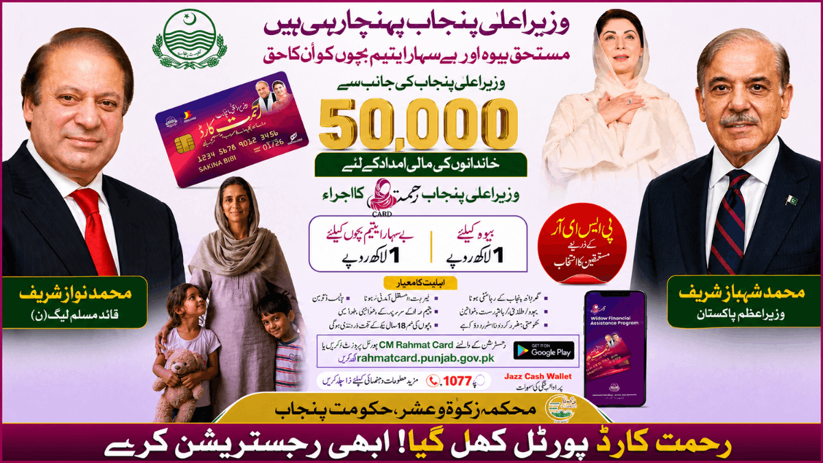 Rahmat Card Web Portal 2026 – Online Apply & Rs 100,000 Assistance Status Guide